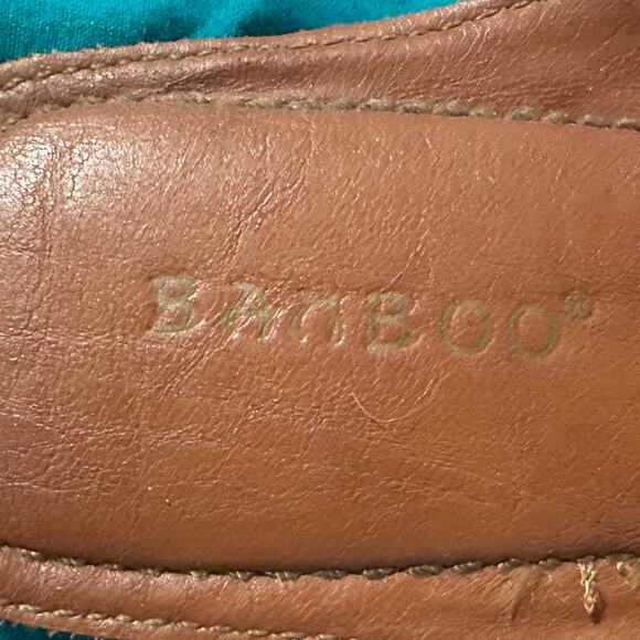 Bamboo Coral Jeweled Toe Sandal Sz 8 - Picture 4 of 5